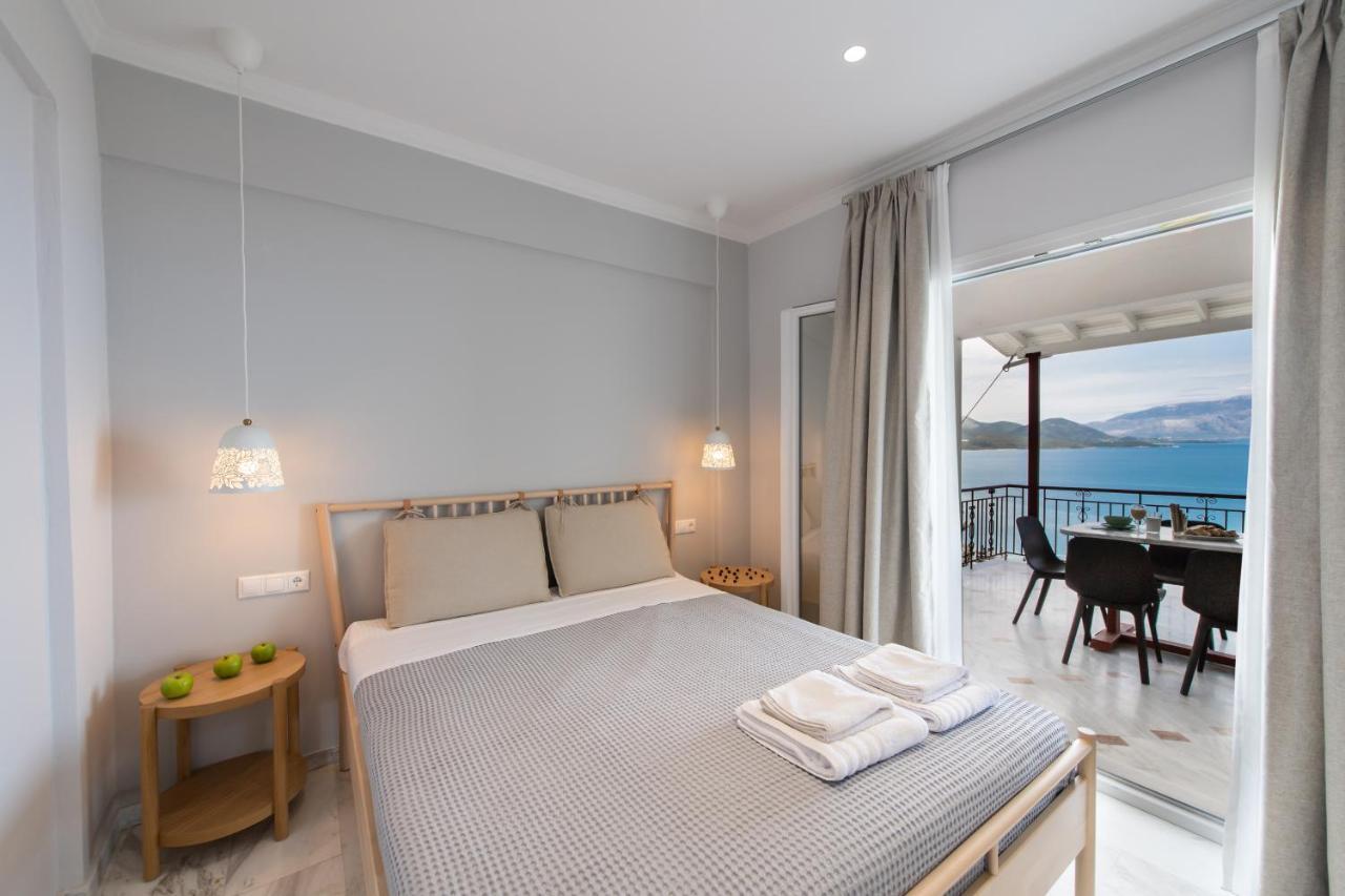2Br House In Nikiana With Stunning Sea View Leilighet Eksteriør bilde